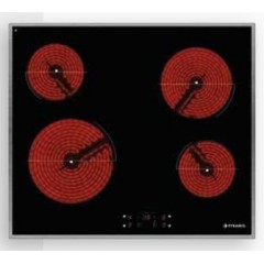 Pyramis PHC61410IFB Κεραμική Εστία με Πλαίσιο Αυτόνομη με Λειτουργία Κλειδώματος 58x51εκ. 174020040